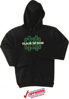 Class of 2023 Sweatshirt- Port & Company- Fleece Pullover Hooded Sweatshirt, Black